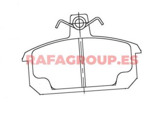 RG6903 - Pastillas de freno